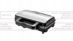 Opiekacz MPM MOP-20M srebrny/szary 900 W