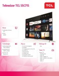 TCL Telewizor QLED 55 cali 55C715X1