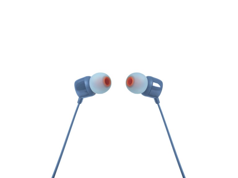 Słuchawki JBL T110 niebieskie
