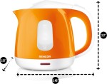 Czajnik elektryczny Sencor SWK1013OR 1L