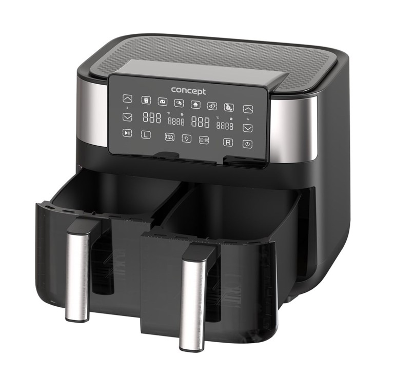 Frytkownica beztłuszczowa double Air Fryer CONCEPT FR8000