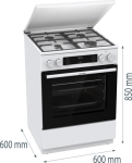 Kuchnia Gorenje GK6C5WF