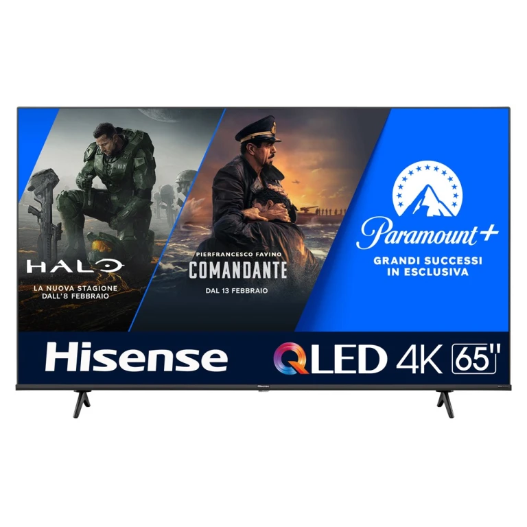 Telewizor Hisense 65E7Q QLED 65'' 4K Ultra HD VIDAA Dolby Vision DVB-T2 Czarny
