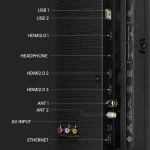 Telewizor Hisense 65E7Q QLED 65'' 4K Ultra HD VIDAA Dolby Vision DVB-T2 Czarny