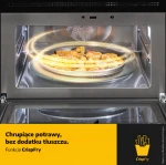 Kuchenka mikrofalowa z funkcją pieczenia Whirlpool WMW47HMB