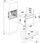 Kuchenka mikrofalowa z funkcją pieczenia Whirlpool WMW47HMB