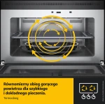 Kuchenka mikrofalowa z funkcją pieczenia Whirlpool WMW47HMB