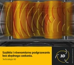 Kuchenka mikrofalowa z funkcją pieczenia Whirlpool WMW47HMB