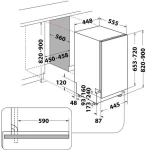 Zmywarka Whirpool WSIC3M27C